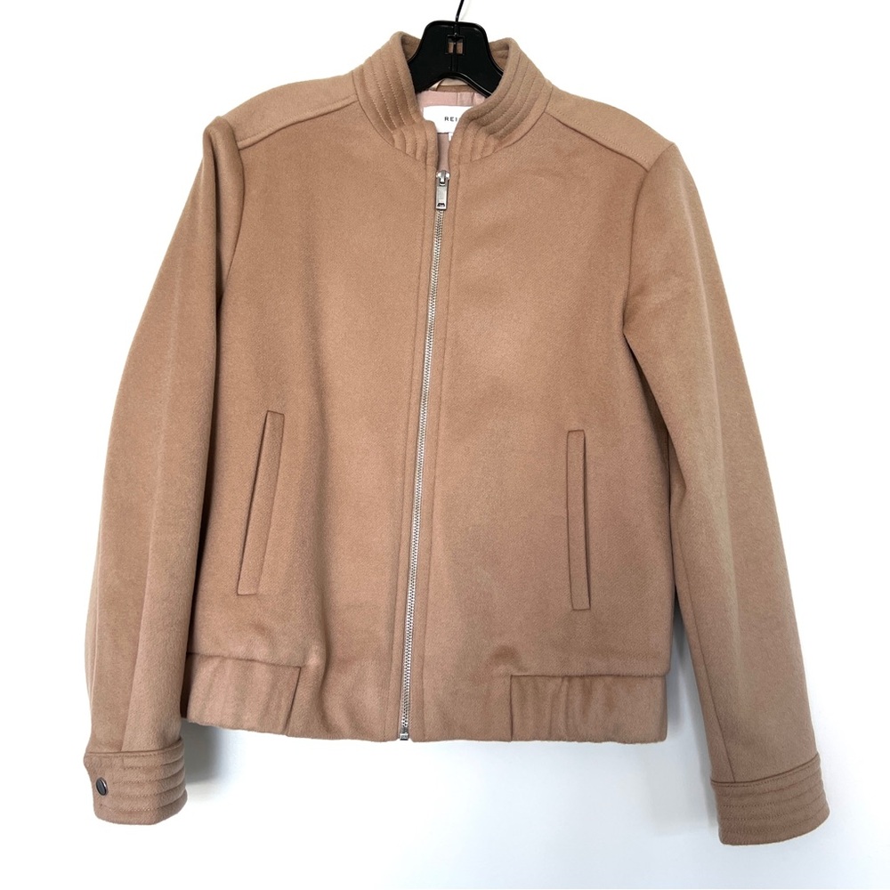 Reiss Tan Bomber Jacket - Picture 4 of 8